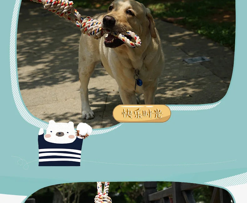 60CM Pets Toys Bite Molar Tooth rope dog toy for large dogs rottweiler dog toys Golden Retriever Chewing Teeth big Toys WF1015