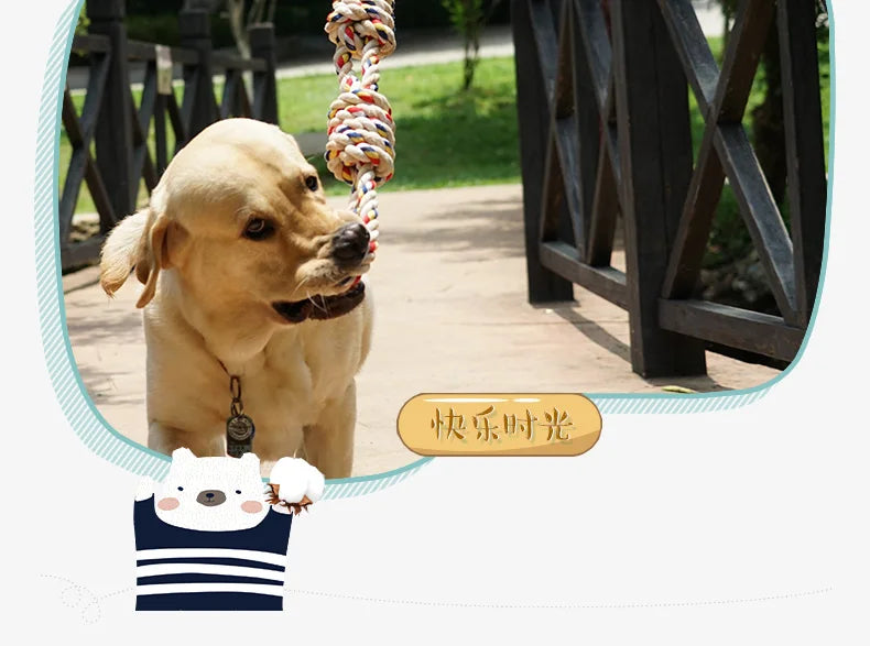 60CM Pets Toys Bite Molar Tooth rope dog toy for large dogs rottweiler dog toys Golden Retriever Chewing Teeth big Toys WF1015