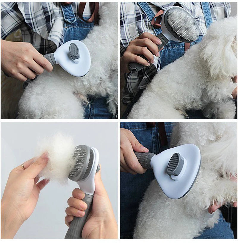 Dog Hair Remover Brush Cat Dog Hair Grooming And Care Comb For Long Hair Dog Pet Removes Hairs Cleaning Bath Brush Dog Supplies