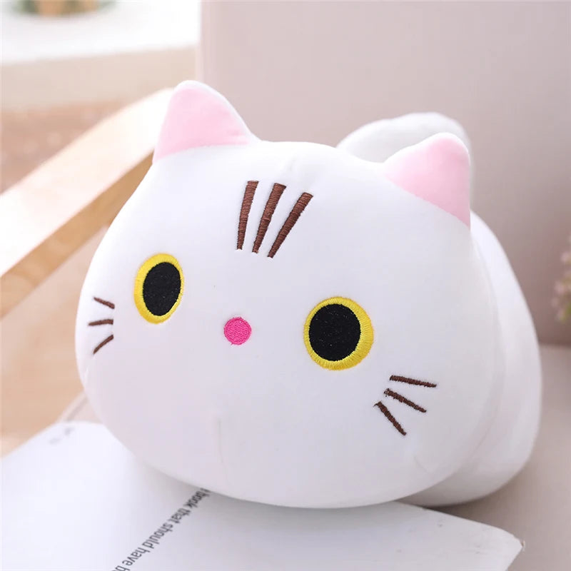 1pc 18-25CM Kawaii Cartoon Animal Plush Toys Black Cat Panda Pig Elephant Frog Dinosaur Stuffed Soft Baby Doll Kids Lovely Gifts