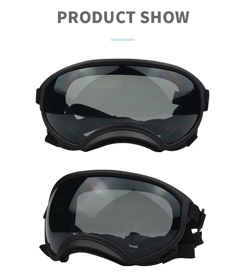 Pet Supplies Medium And Large Dogs Cool Waterproof Windproof Snowproof UV Sun Sunglasses Military Dog Tactical Goggles