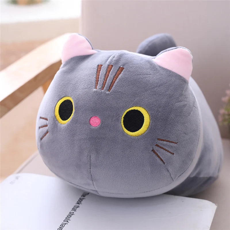 1pc 18-25CM Kawaii Cartoon Animal Plush Toys Black Cat Panda Pig Elephant Frog Dinosaur Stuffed Soft Baby Doll Kids Lovely Gifts