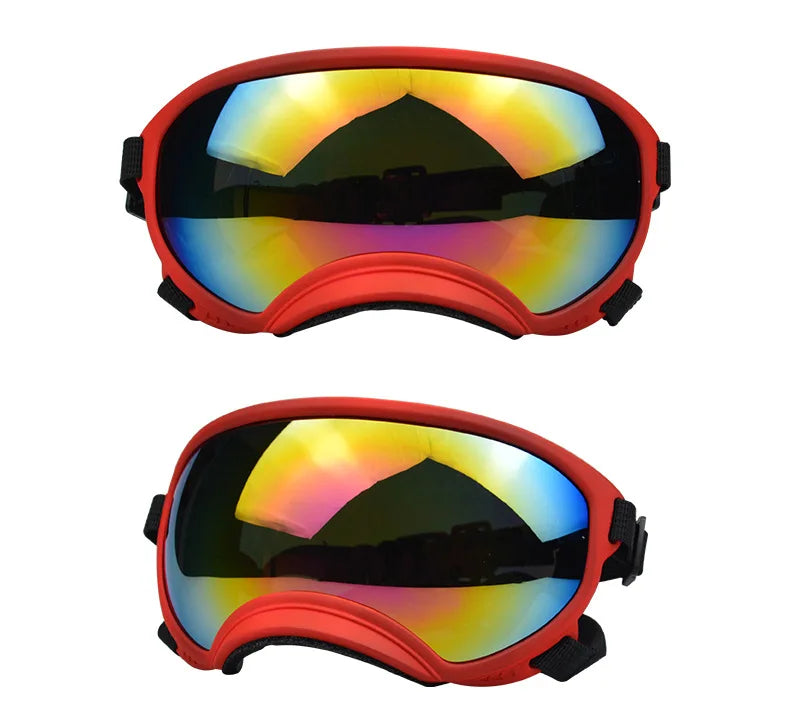 Pet Supplies Medium And Large Dogs Cool Waterproof Windproof Snowproof UV Sun Sunglasses Military Dog Tactical Goggles