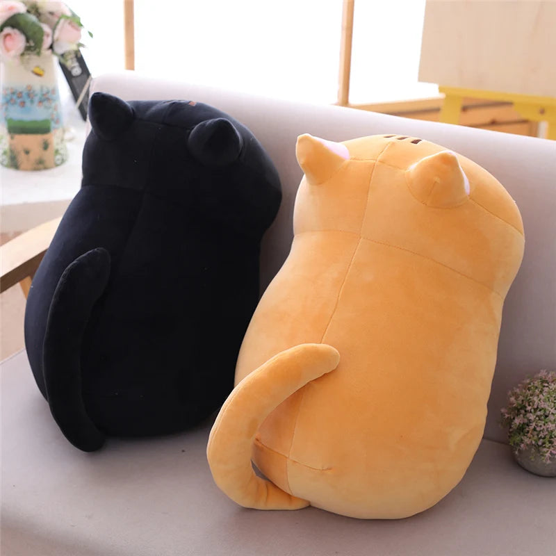 1pc 18-25CM Kawaii Cartoon Animal Plush Toys Black Cat Panda Pig Elephant Frog Dinosaur Stuffed Soft Baby Doll Kids Lovely Gifts